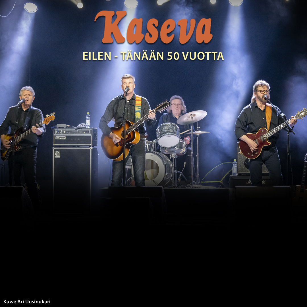 Kaseva 50 vuotta konserttijuliste